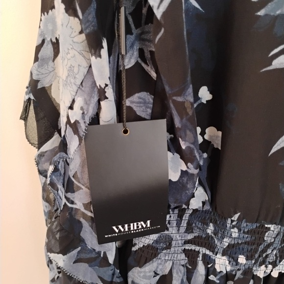 White House Black Market Monochrome Floral Dress - Picture 10 of 10